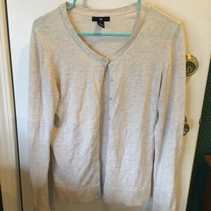 White Gap cardigan